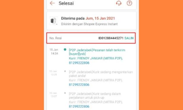 Cara Cek Resi Shopee, Cara Cek Resi Shopee Lewat Aplikasi Langsung