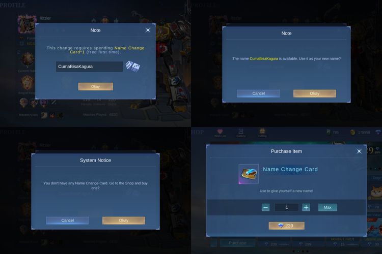 Nama ML Keren Buat Kamu, Cara Ganti Nama di ML Biar Bisa Pakai Nama ML Keren