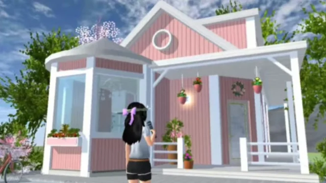 ID Sakura School Simulator, Tutorial Bikin Bangunan Unik di Sakura School Simulator