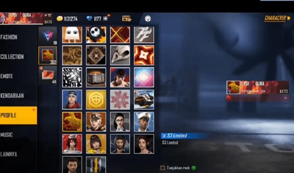 Gambar 1. Avatar FF old