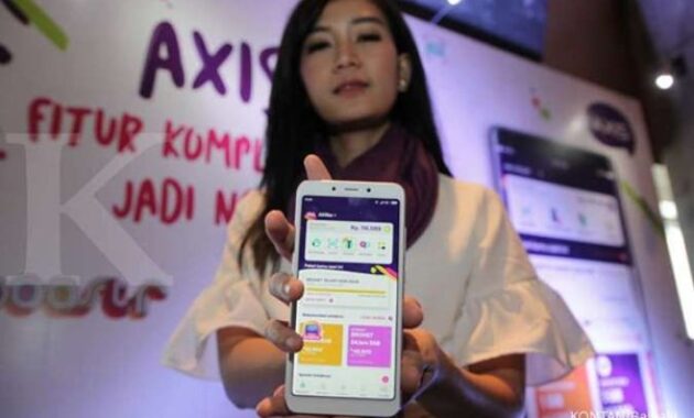 Gambar 2. Cek pulsa AXIS lewat aplikasi AXISnet