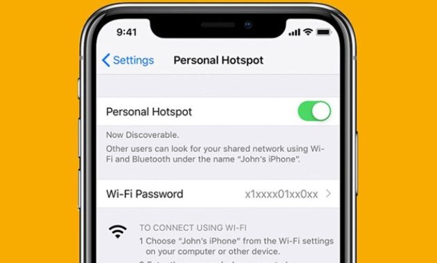 Gambar 1. Cara mudah mengatasi personal hotspot iphone tidak muncul