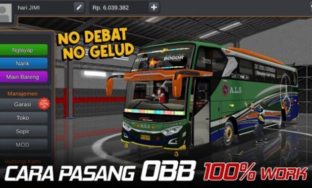 Gambar 1. Cara pasang OBB Bussid