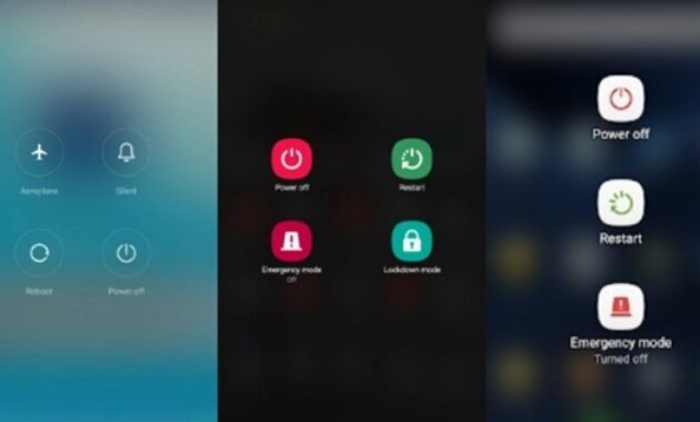 Gambar 3. Cek menu pengaturan cepat, ada fitur restart juga