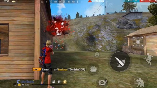 Gambar 1. Flestruco FF benar bisa bikin auto headshot akurat