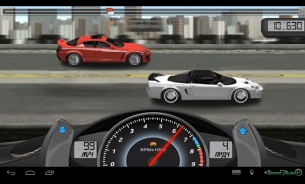 Gambar 2. Game drag racing