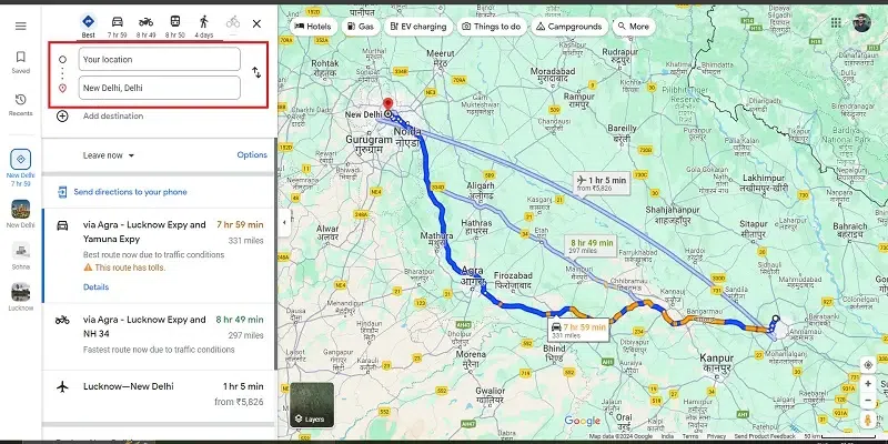 1 KM Berapa Meter, 1 KM Berapa Meter dalam Dunia Nyata contohnya di Aplikasi Maps di HP