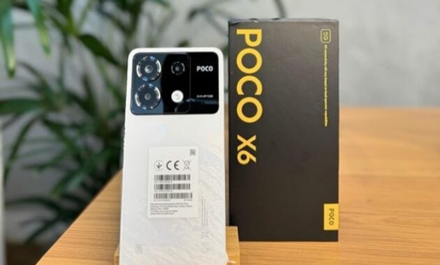 Gambar 3. Baterai dan pengisian daya Poco X6