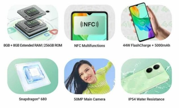 Gambar 3. Kamera dan Baterai HP Vivo Y27s