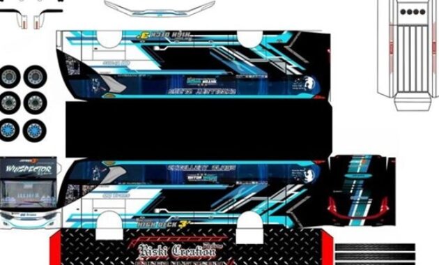 Gambar 3. Templated bussid bagi desainer livery