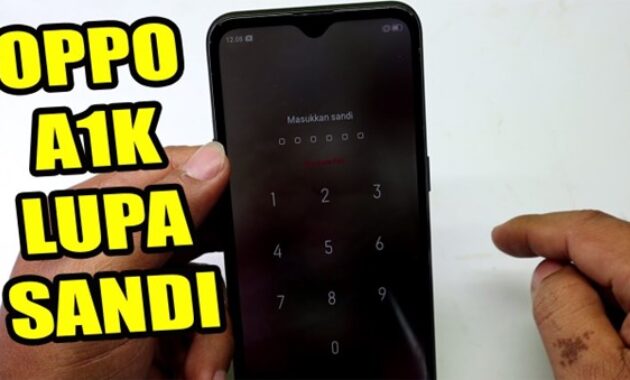 Gambar 1. Lupa kata sandi HP Oppo