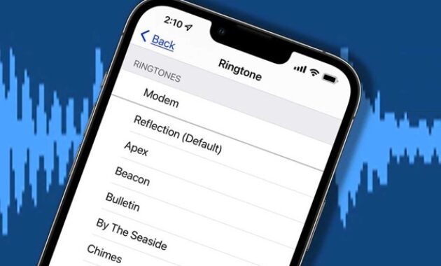 Gambar 1. Nada dering iphone