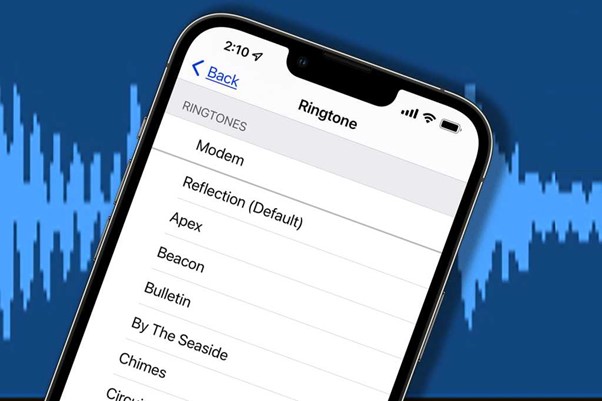 Gambar 1. Nada dering iphone