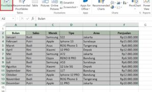 Pengertian fungsi cara membuat pivot table di excel_1 Gambar 1. Pengertian fungsi cara membuat pivot table di excel