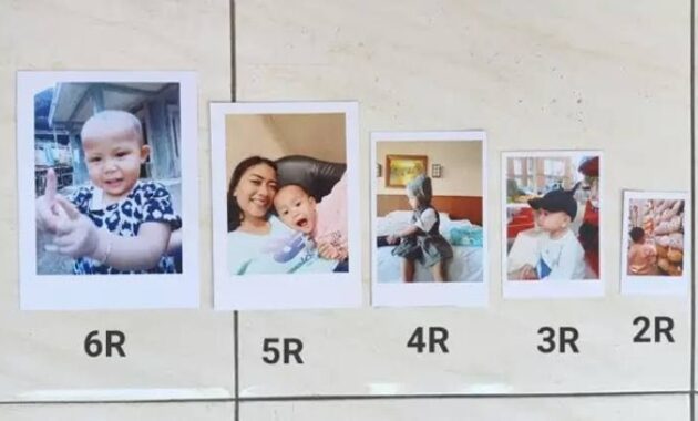 Gambar 3. Hasil cetak foto 3R