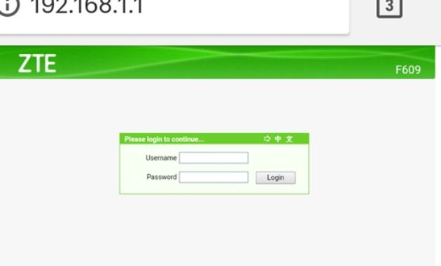 Gambar 2. Cara akses dashboard modem IndiHome