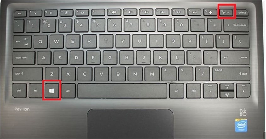 Screenshot Laptop HP, Cara Screenshot Laptop HP Paling Gampang dengan menggunakan tombol PrtScn