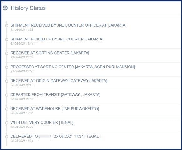 Received at Warehouse JNE, Perjalanan Paket JNE Dari Gudang ke Tanganmu