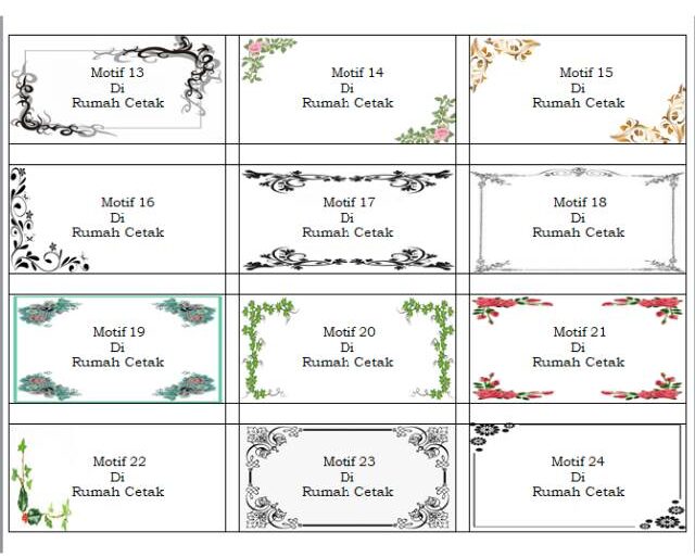 Membuat Label Undangan di Word, Membuat Label Undangan di Word