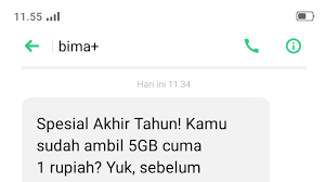 089 Kartu Apa, Ciri-Ciri Kartu Tri yang Pakai 089 contohnya Sering dapet SMS promo dari 3Care atau Bima+