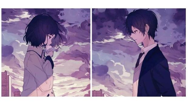 PP Anime Keren Sad Cool Lucu, Contoh PP Anime Couple