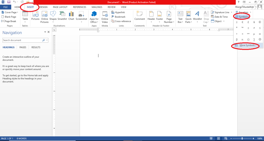Cara Membuat Tanda Centang di Word, Cara Membuat Tanda Centang di Word Pakai Menu Symbol