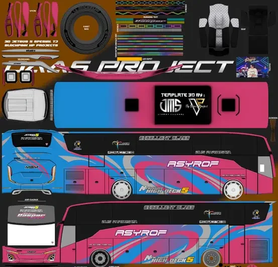 Livery Bussid JB5, Modifikasi Livery Bussid JB5 untuk Acara Khusus