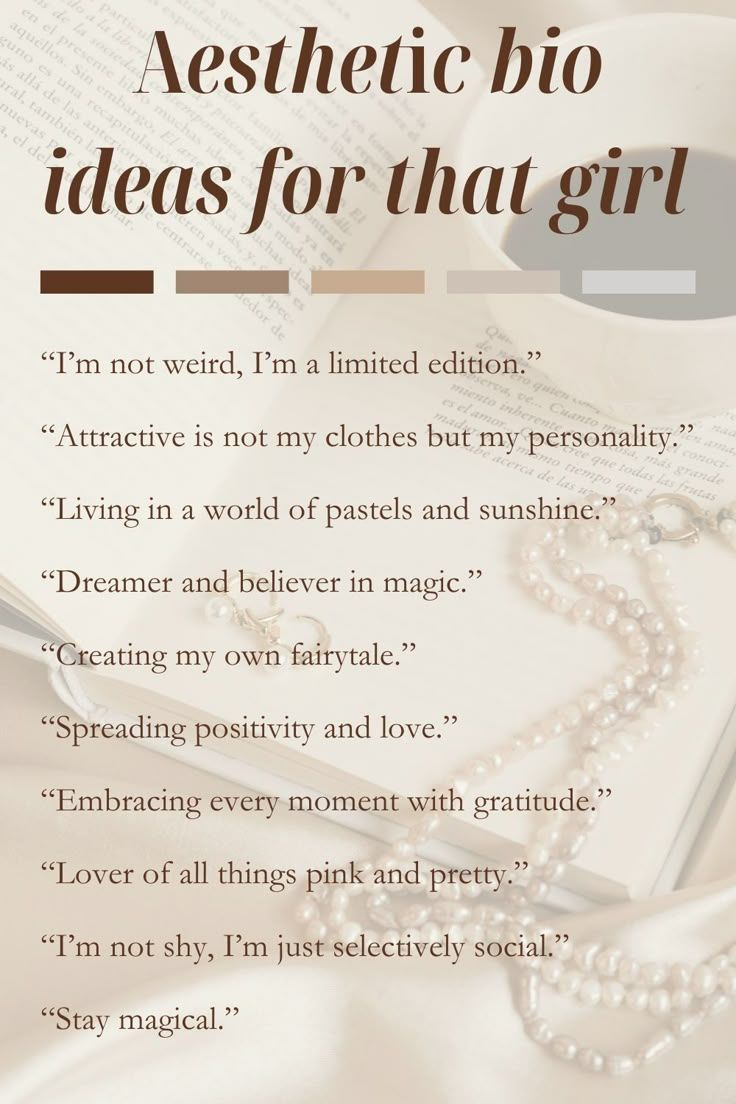 Bio IG Aesthetic Singkat, Khusus Buat Cewek Bio Simpel Tapi Soft Banget