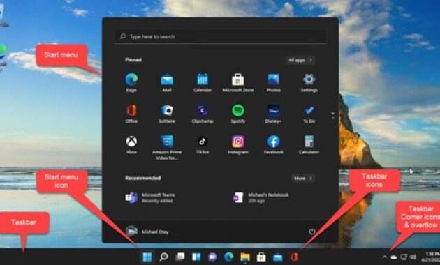 Gambar 1. Apa itu taskbar?