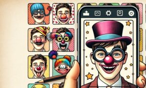 Gambar 1. Aplikasi edit foto lucu