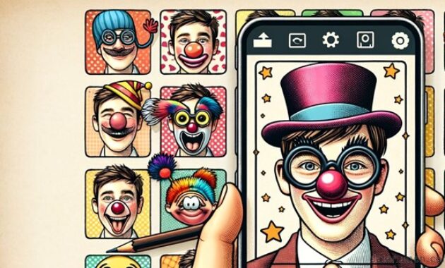 Gambar 1. Aplikasi edit foto lucu