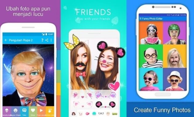 Gambar 2. Pilihan aplikasi edit foto lucu yang hits