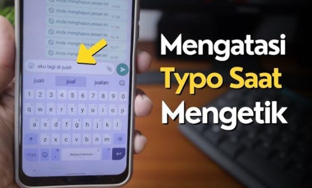 Gambar 3. Koreksi otomatis dari setting keyboard