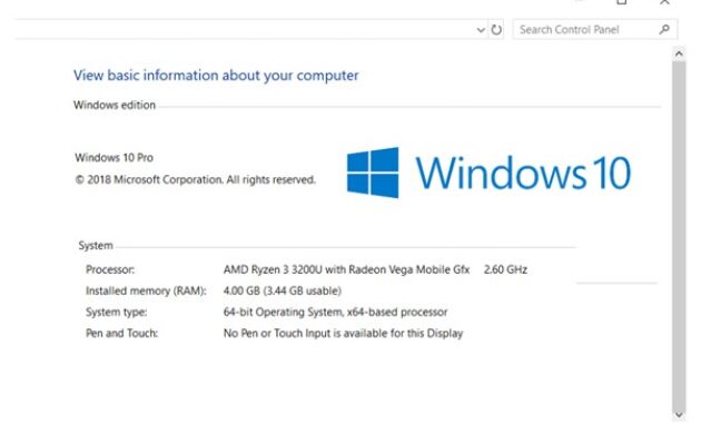 Gambar 1. Cara cek windows laptop