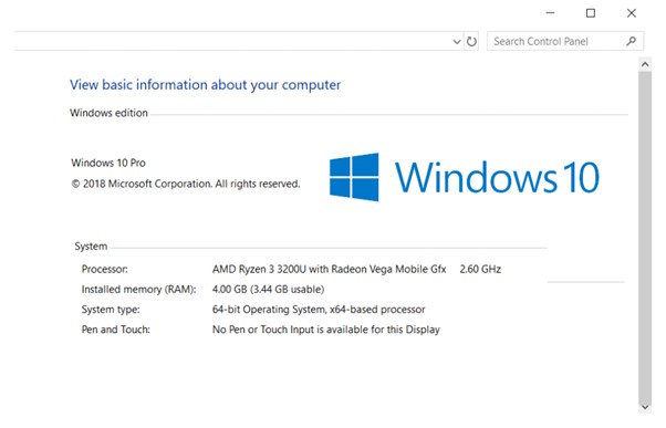 Gambar 1. Cara cek windows laptop