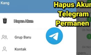 Gambar 1. Cara hapus akun telegram
