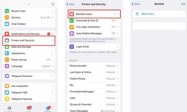 Gambar 3. Blokir dulu kalau belum siap hapus