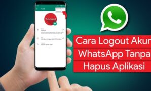 Gambar 1. Cara keluar dari whatsapp tanpa menghapus akun
