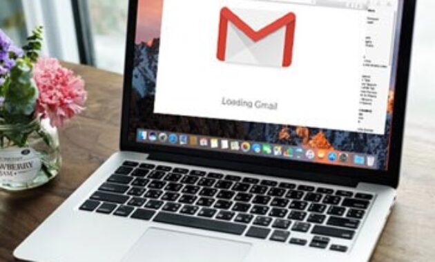 Gambar 2. Cara melihat email sendiri di laptop/PC