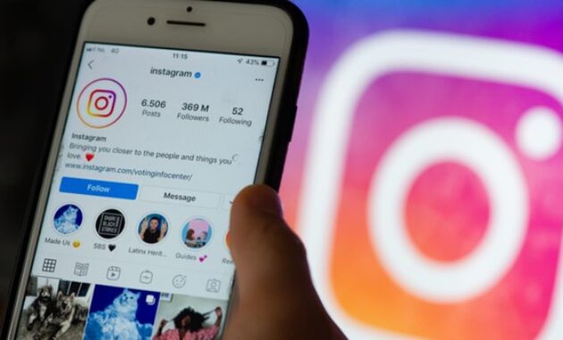 Gambar 1. Cara melihat link instagram kita