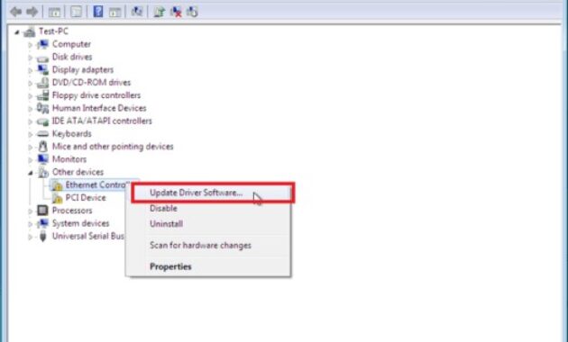 Gambar 3. Update driver