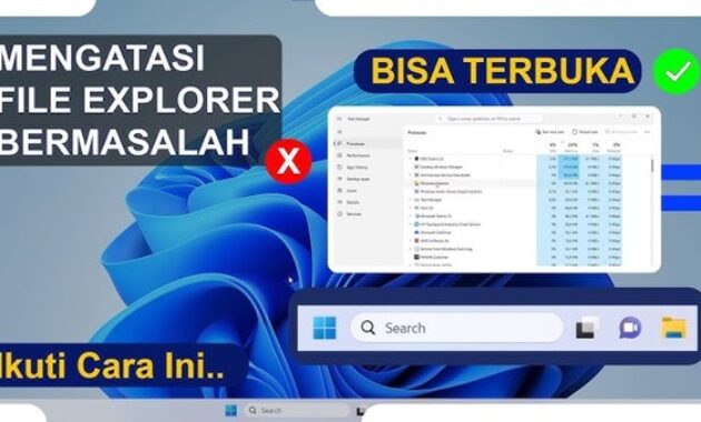 Gambar 1. File explorer tidak bisa dibuka