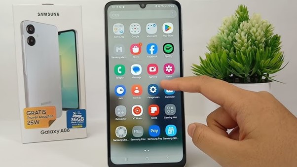 Gambar 1. Kartu SIM tidak terbaca di HP Samsung