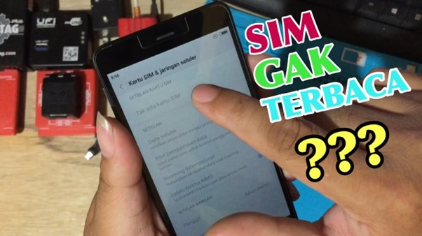 Gambar 1. Kartu SIM tidak terbaca di xiaomi