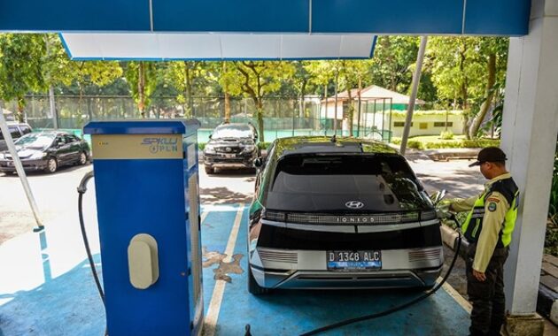 Gambar 2. Infrastruktur stasiun pengisian mobil listrik (EV)