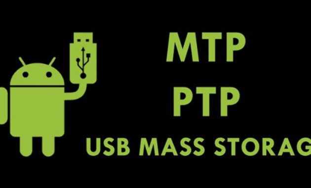 Gambar 3. Mode MTP dan PTP vs OTG