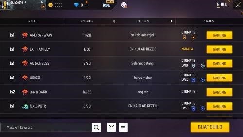 Gambar 1. Nama FF seram kece