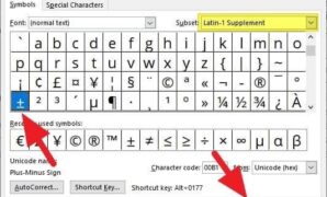 Gambar 1. Tanda kurang lebih