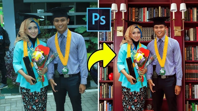 Background Foto Wisuda, Cara Edit Foto Wisuda Online Pakai Aplikasi Gratis Contohnya dengan Menggunakan Photoshop