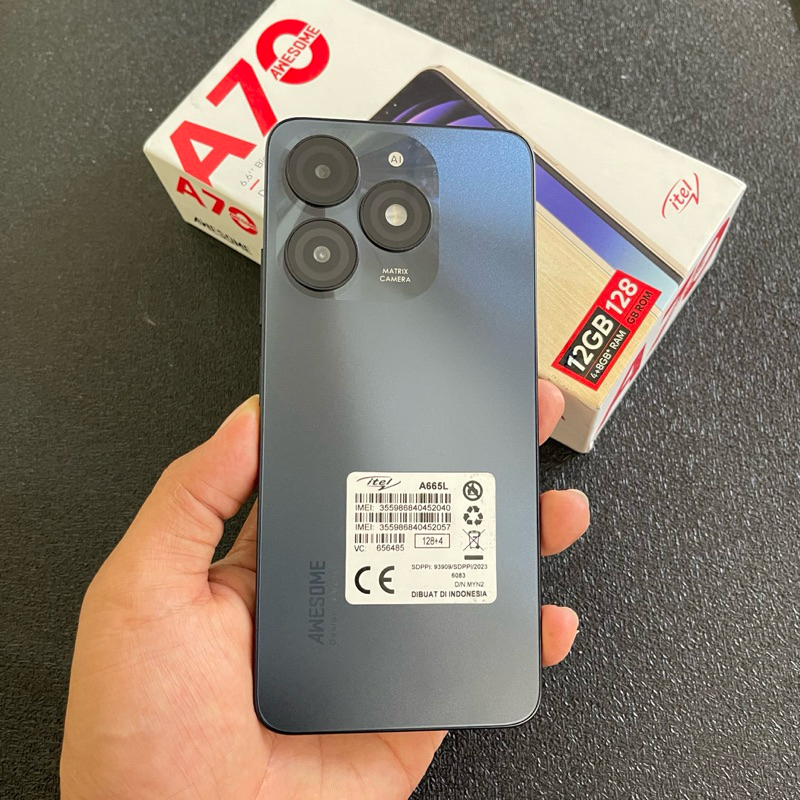 Harga HP Itel A70, Isi Kotaknya Apa Aja?